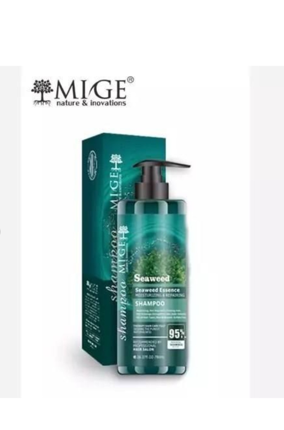 شامپو جلبک دریایی میگ حجم ۷۸۰ میلی لیتر بدون سولفات لیسانس ایتالیا