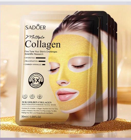 ماسک صورت کلاژن طلایی