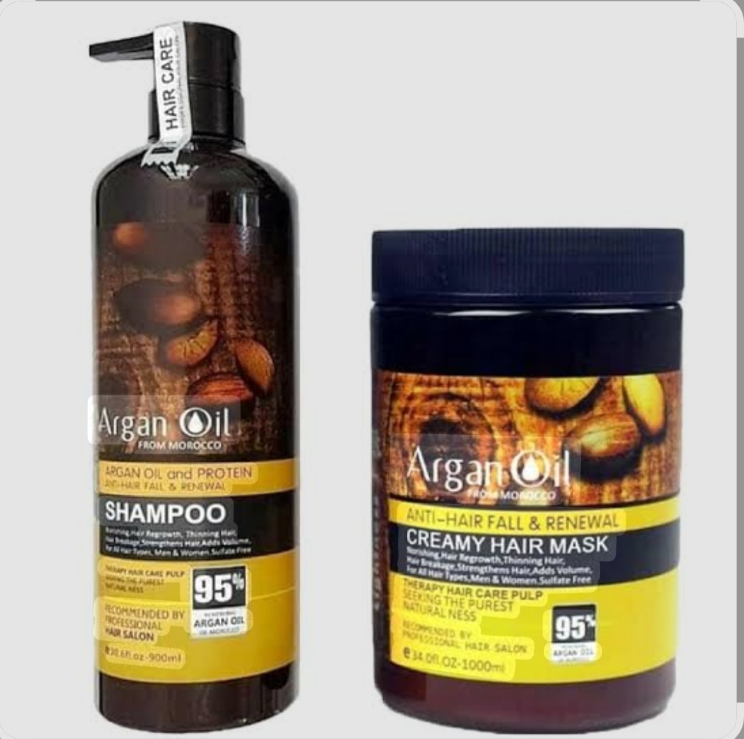 شامپو ارگان بدون سولفات ۲۰۵۰۰۰ و ماسک ارگان بدون سولفات ۲۰۵۰۰۰