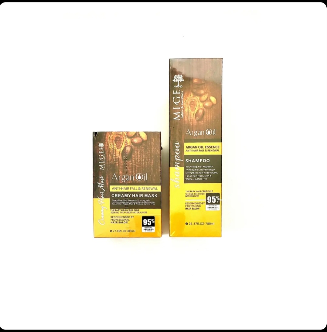 شامپوارگان بدون سولفات میگ ۲۲۰۰۰۰ و ماسک ارگان میگ  بدوندسولفات۲۲۰۰۰۰ اورجینال