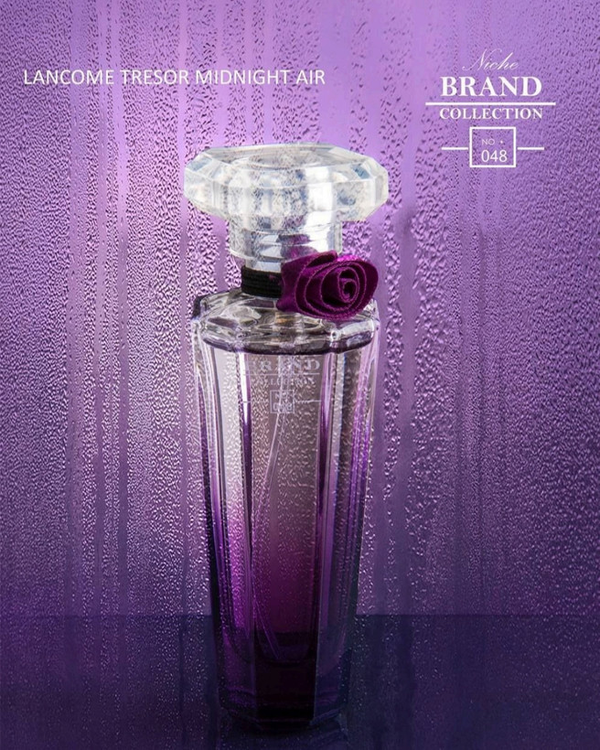 عطر ادکلن زنانه لانکوم ترزور میدنایت رز برند کالکشن کد 048 (Tresor Midnight Rose) حجم 25 میل Brand collection No 048 Tresor Midnight Rose