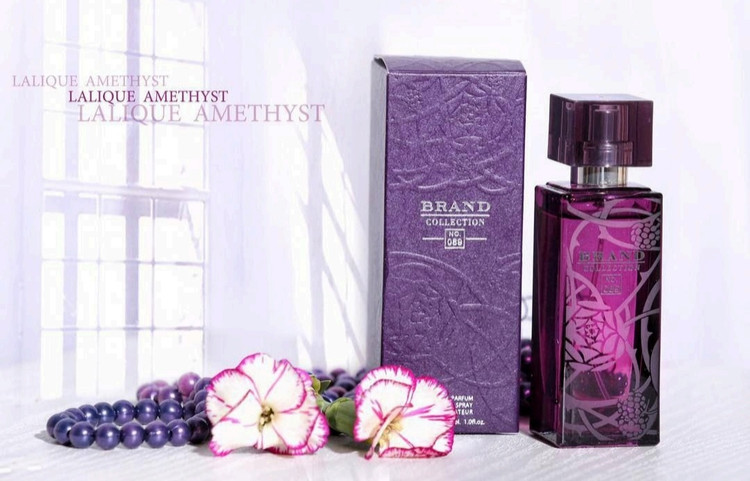 عطر ادکلن زنانه لالیک آمیتیس بنفش برند کالکشن کد 089 (Lalique Amethyst) حجم 25 میل Brand collection No 089 Lalique Amethyst