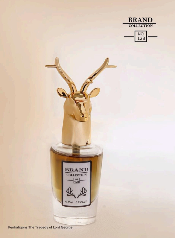 عطر ادکلن مردانه پنهالیگونز د تراژدی آف لورد جورج برند کاکشن کد 128 (Brand Collection Penhaligon’s The Tragedy of Lord George) حجم 25 میل Brand Collection no.128 Penhaligon’s The Tragedy of Lord George