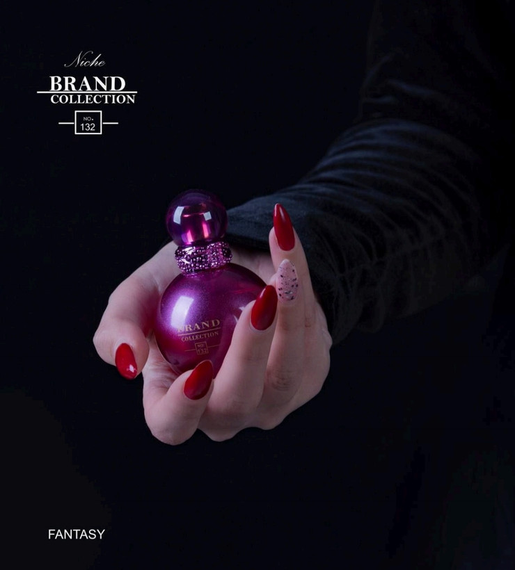 عطر ادکلن زنانه بریتنی اسپیرز فانتزی برند کالکشن کد 132 (Britney spears fantasy) حجم 25 میل Brand collection No 132 Britney spears fantasy