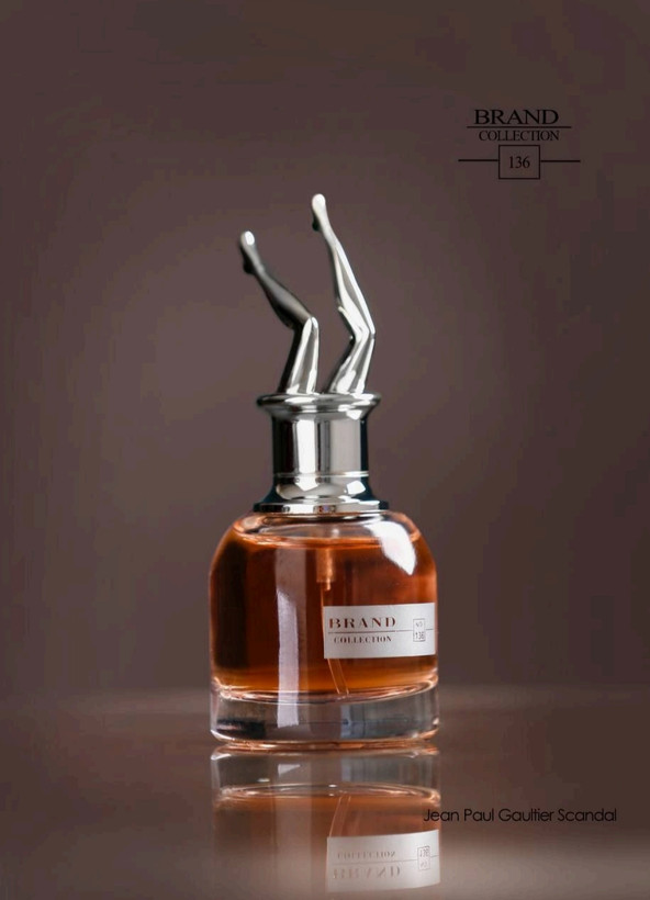 عطر ادکلن زنانه ژان پل گوتیه اسکندل برند کالکشن کد 136 (Jean Paul Gaultier Scandal) حجم 25 میل Brand collection No.136 Jean Paul Gaultier Scandal