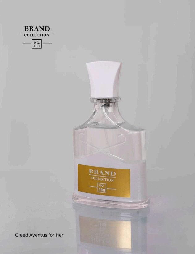 عطر ادکلن زنانه کرید اونتوس سفید برند کالکشن کد 160 (Brand Collection Creed Aventus for Her) حجم 25 میل Brand Collection no.160 Adventure For Her 25m