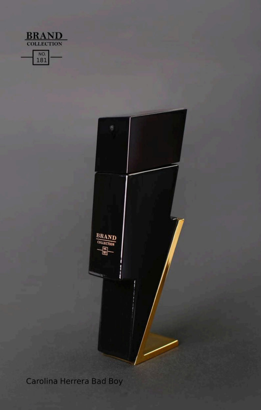 عطر ادکلن مردانه کارولینا هررا بد بوی برند کالکشن کد 181 (Carolina Herrera Bad Boy) حجم 25 میل Brand collection No 181 Carolina Herrera Bad Boy