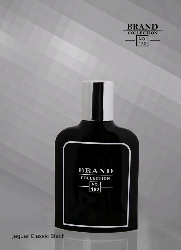 عطر ادکلن مردانه جگوار مشکی برند کالکشن کد 182 (Brand Collection Jaguar Classic Black) حجم 25 میل Brand collection no.182 Class Black for men