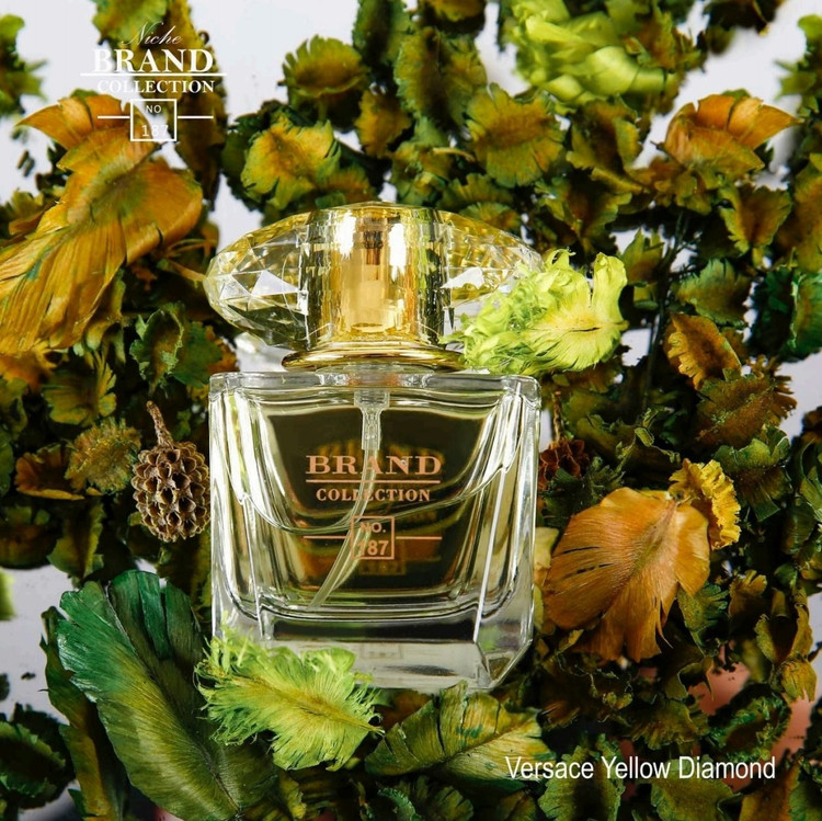 عطر ادکلن زنانه ورساچه یلو دیاموند برند کالکشن کد 187 (Versace Yellow Diamond) حجم 25 میل Brand collection No.187 Versace Yellow Diamond