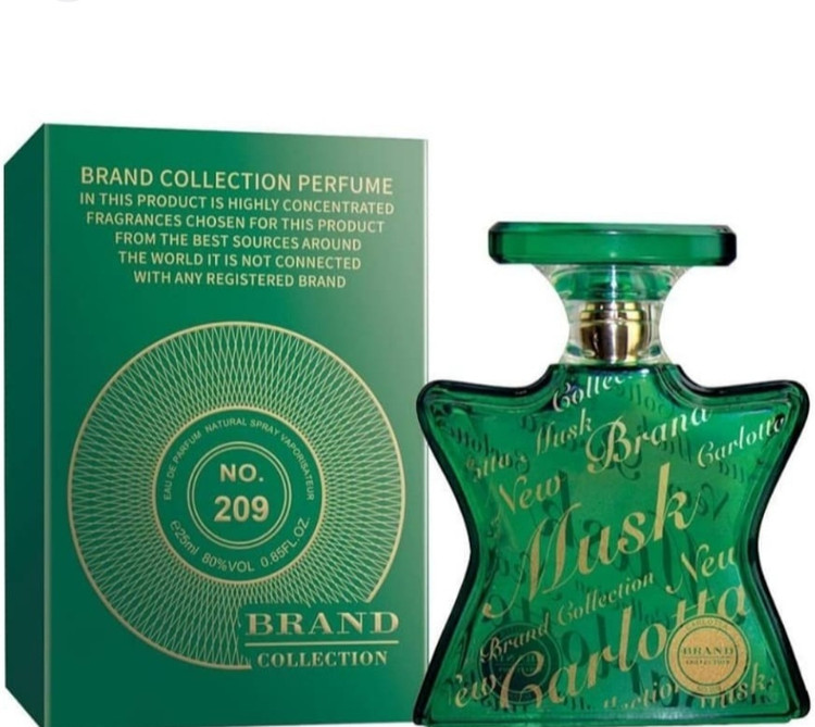 عطر ادکلن برند شماره ۹ نیویورک ماسک برند کالکشن کد 209 (Brand Collection Bond No 9 New York Musk) Brand Collection no.209 Bond No 9 New York Musk