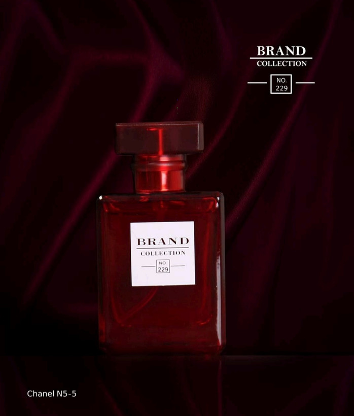 عطر ادکلن زنانه شنل نامبر 5 برند کالکشن مدل 229 (Chanel N5 Vermelho) حجم 25 میل Brand collection No 229 Chanel N5