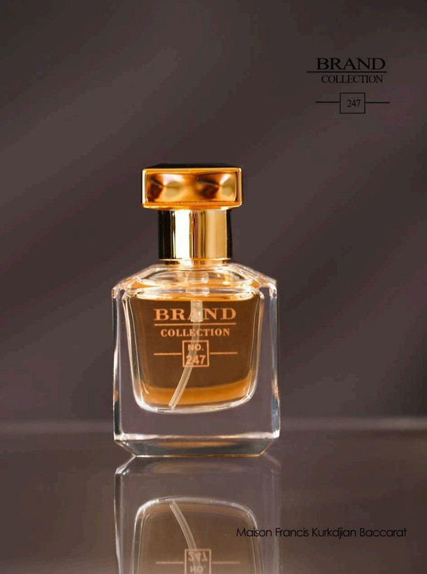 عطر ادکلن اسپرت باکارات رژ ۵۴۰ برند کالکشن کد 247 (Brand Collection Baccarat Rouge) حجم 25 میل Brand Collection no.247 Maison Francis Kurkdjian Baccarat Rouge 540 25m
