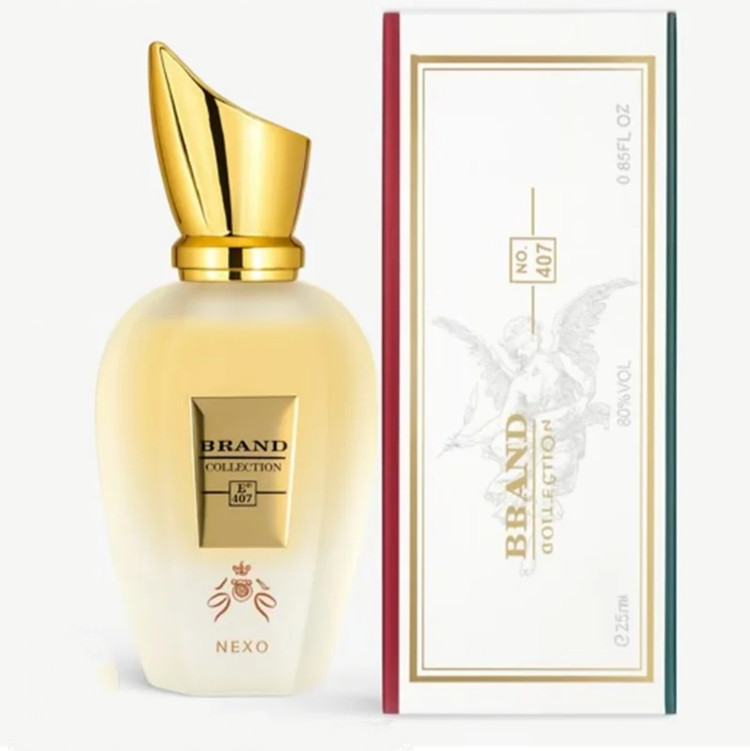 عطر ادکلن زرجوف ایکس جی 1861 ناکسوس برندکالکشن کد 407 (Brand Collection Xerjoff XJ 1861 Naxos) 25 میل Brand Collection no.407 Xerjoff XJ 1861 Naxos