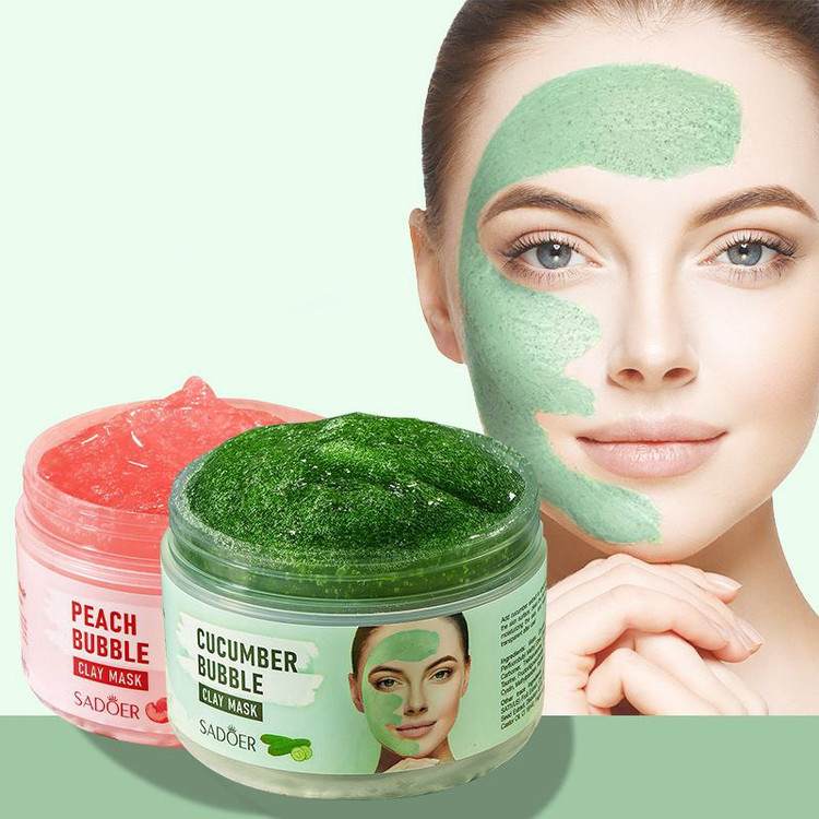 ماسک خاک رس حبابی رایحه خیار بایوآکوا (Bioaqua)