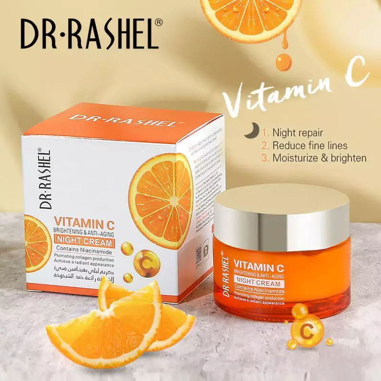 کرم آبرسان و مرطوبکننده ویتامین C دکتر راشل (Dr.Rashel)