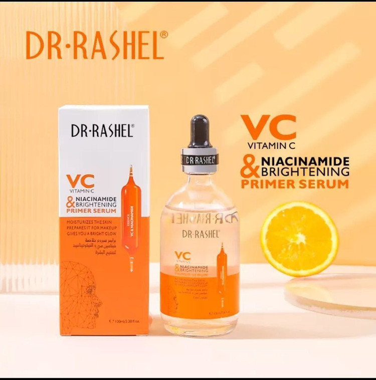 سرم پرایمر ضد لک ویتامین C و نیاسینامید دکتر راشل (Dr.Rashel) - حجم 100 میل