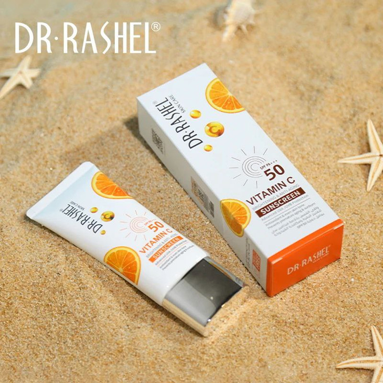 کرم ضد آفتاب بیرنگ ویتامین C دکتر راشل (Dr.Rashel)