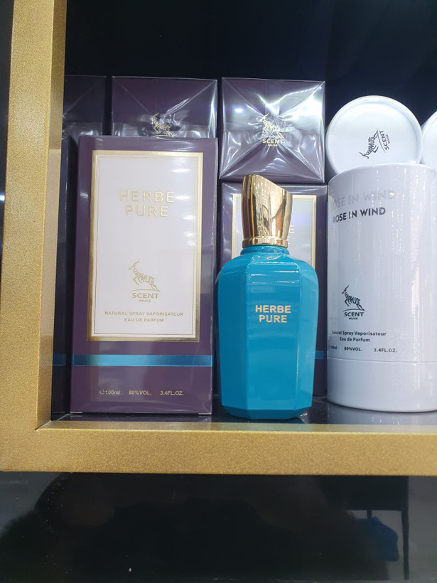 عطر Herbe pure برند scent حجم 100 میل