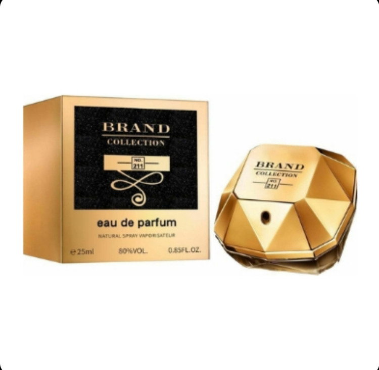 عطر ادکلن زنانه پاکو رابان لیدی میلیون فابولوس برند کالکشن کد 211 (Brand Collection Paco Rabanne Lady Million Fabulous) حجم 25 میل Brand collection no.211 Paco Rabanne Lady Million Fabulous