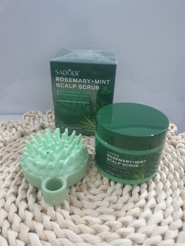 🌿 اسکراب تخصصی کف سر رزماری + نعنا (SADOER