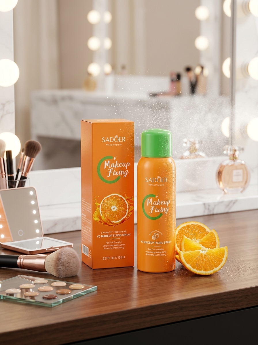 🍊 اسپری فیکس و تثبیت‌کننده آرایش (حاوی ویتامین C) 🍊