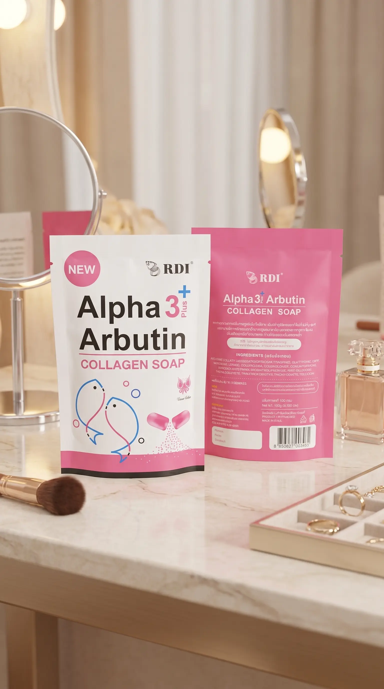 صابون Alpha 3 Plus Arbutin & Collagen برند RDI دقیقاً همون چیزیه که نیاز داری! 💖🧴