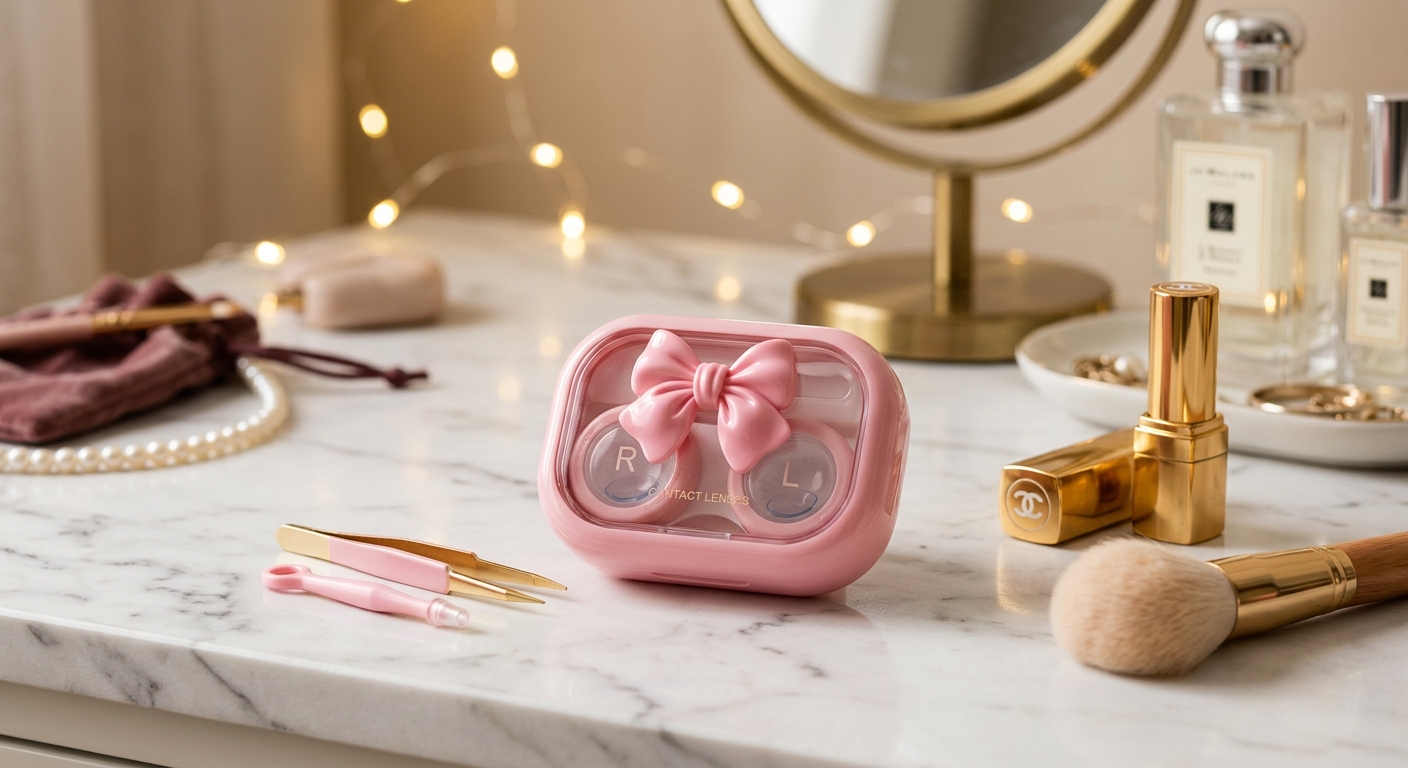 🎀 ست کامل و فانتزی مراقبت از لنز؛ برای دخترهای خاص! 🎀 ‌