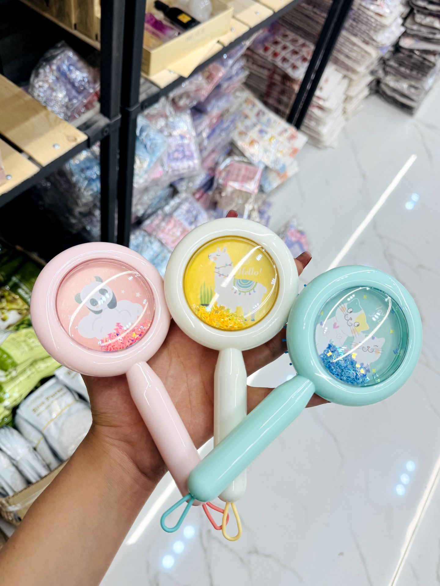 🍭 شانه‌های گرد آکواریومی فانتزی 🍭