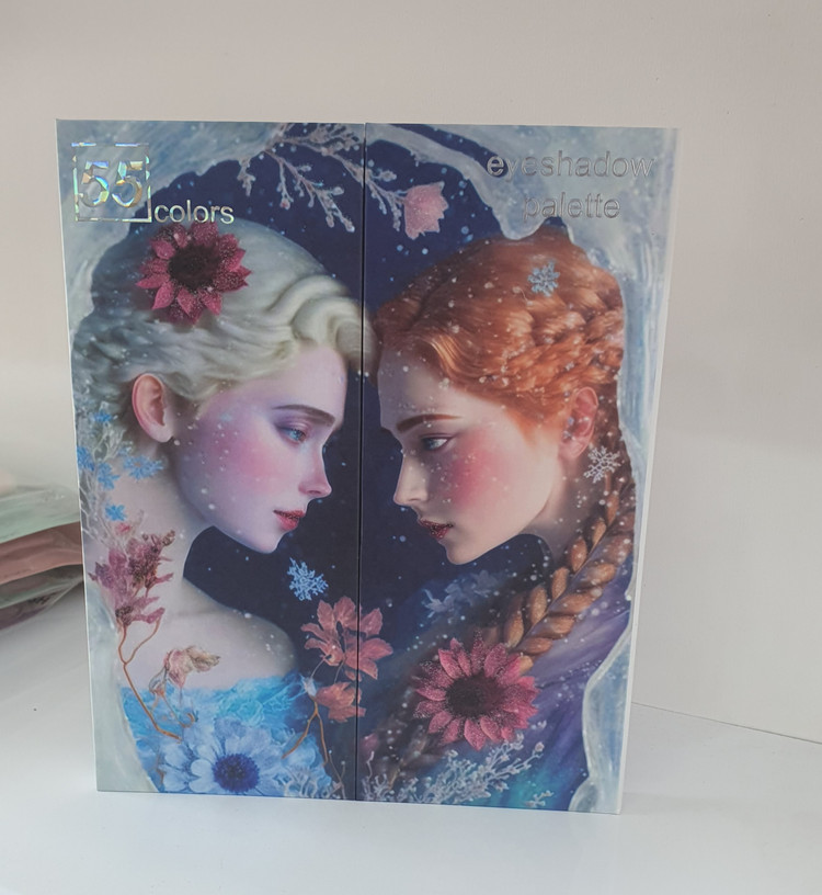 ❄️👸 پالت غولپیکر ۵۵ رنگ کتابی (طرح رویایی فروزن