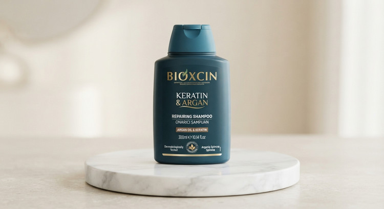 شامپو ترمیمکننده و ضد ریزش بیوکسین (Bioxcin) مدل کراتین و ارگان - حجم ۳۰۰ میلیلیتر - اورجینال 