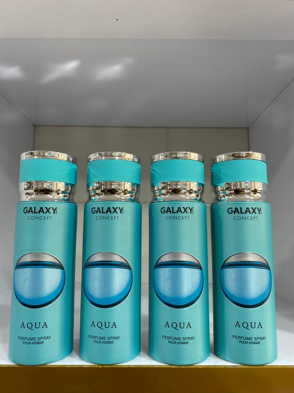 اسپری خوشبوکننده بدن ۲۰۰میلی‌لیتر گلکسی کانسپت مدل Aqua – رایحه خنک و دریایی مردانه ‌