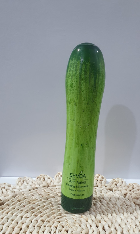 ژل آبرسان و جوانساز صورت و گردن خیار سودا (SEVDA) ✨ (Anti Aging Firming & Renewal Cucumber Gel)