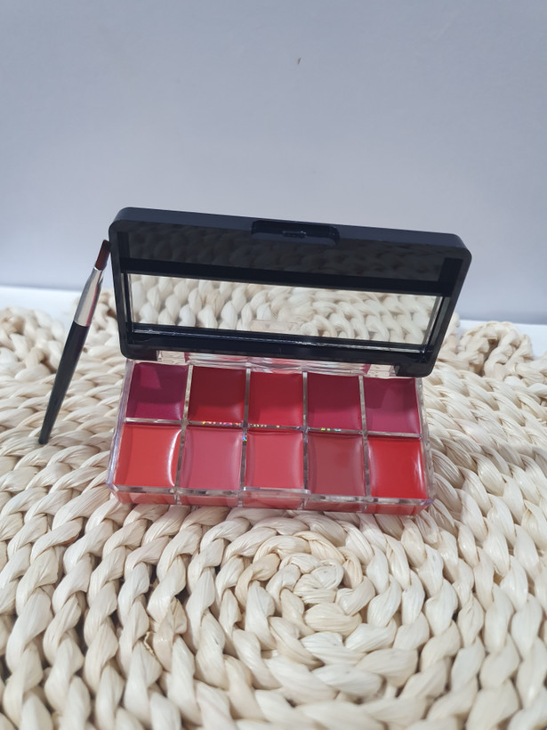 : پالت رژلب حرفهای ۱۰ رنگ VIOLET - سری A 💄✨🎨