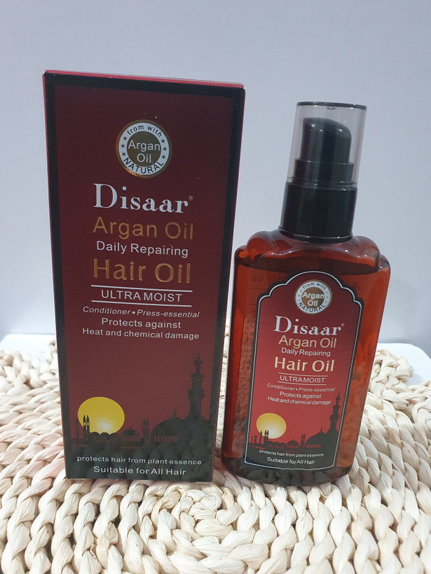 : روغن آرگان خالص و اورجینال Disaar - ترمیمکننده حرفهای مو 🍯💇♀️✨ 