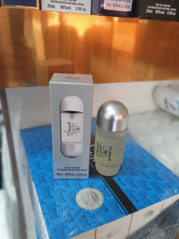 عطر ۲۵ میل اسمارت کالکشن کد ۷۶ (رایحه ۲۱۲ زنانه) 🐚✨