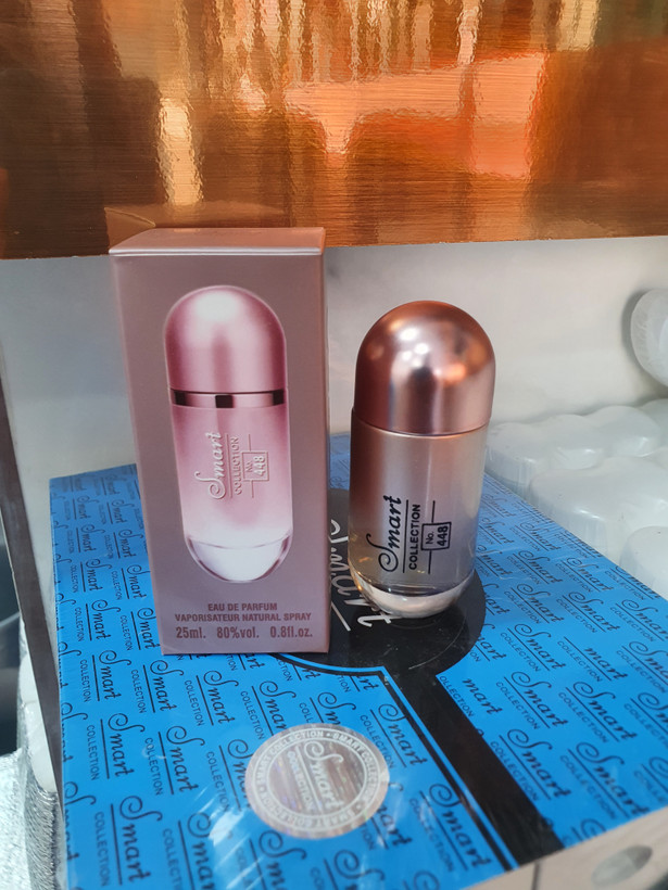 عطر ۲۵ میل اسمارت کالکشن کد ۴۴۸ (رایحه ۲۱۲ ویآیپی رز زنانه) 🌸🥂