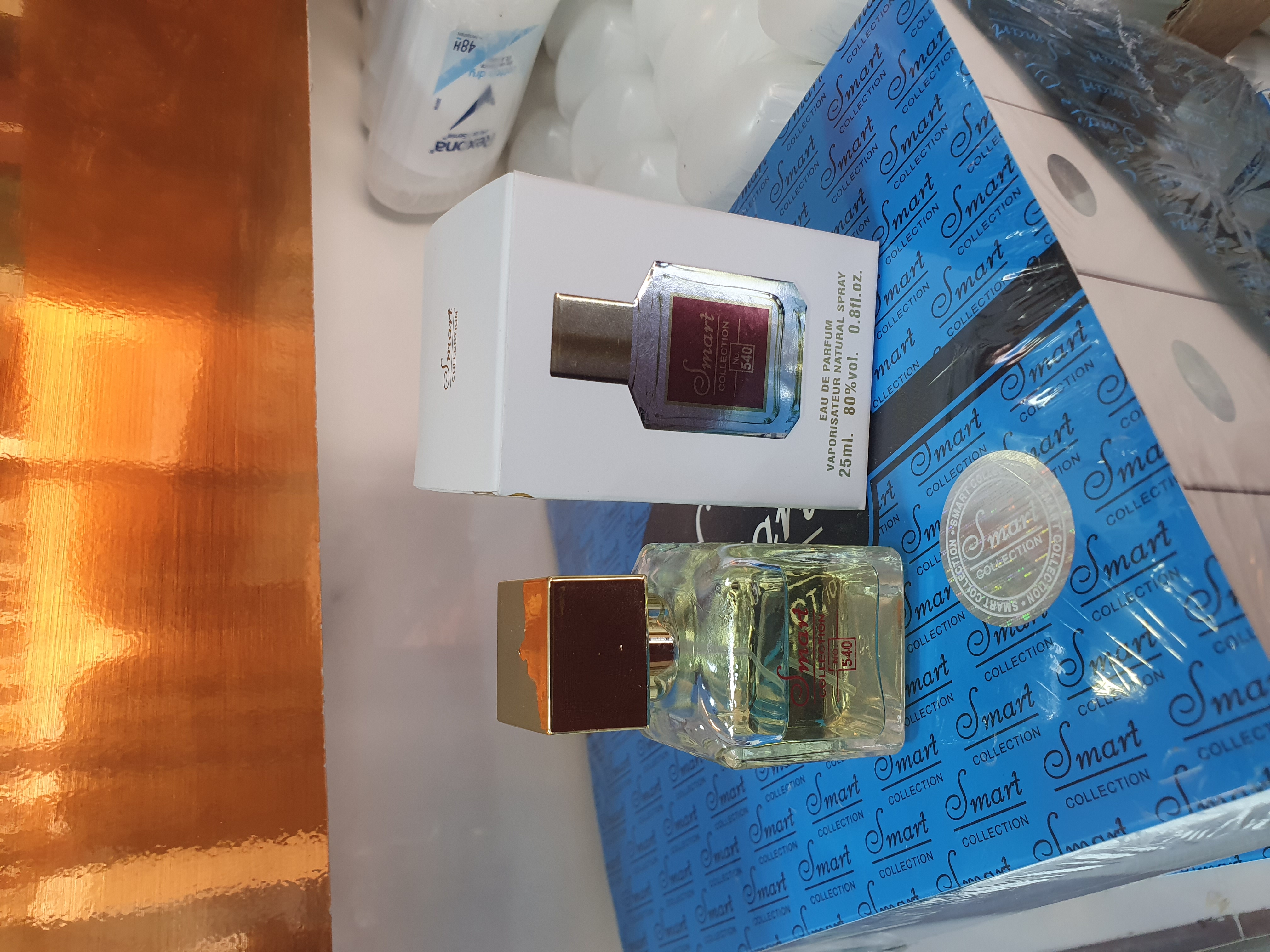 عطر ۲۵ میل اسمارت کالکشن کد ۵۴۰ (رایحه میسون فرانسیس کورکجان باکارات رژ ۵۴۰ Baccarat Rouge 540) 🍬🪵💎
