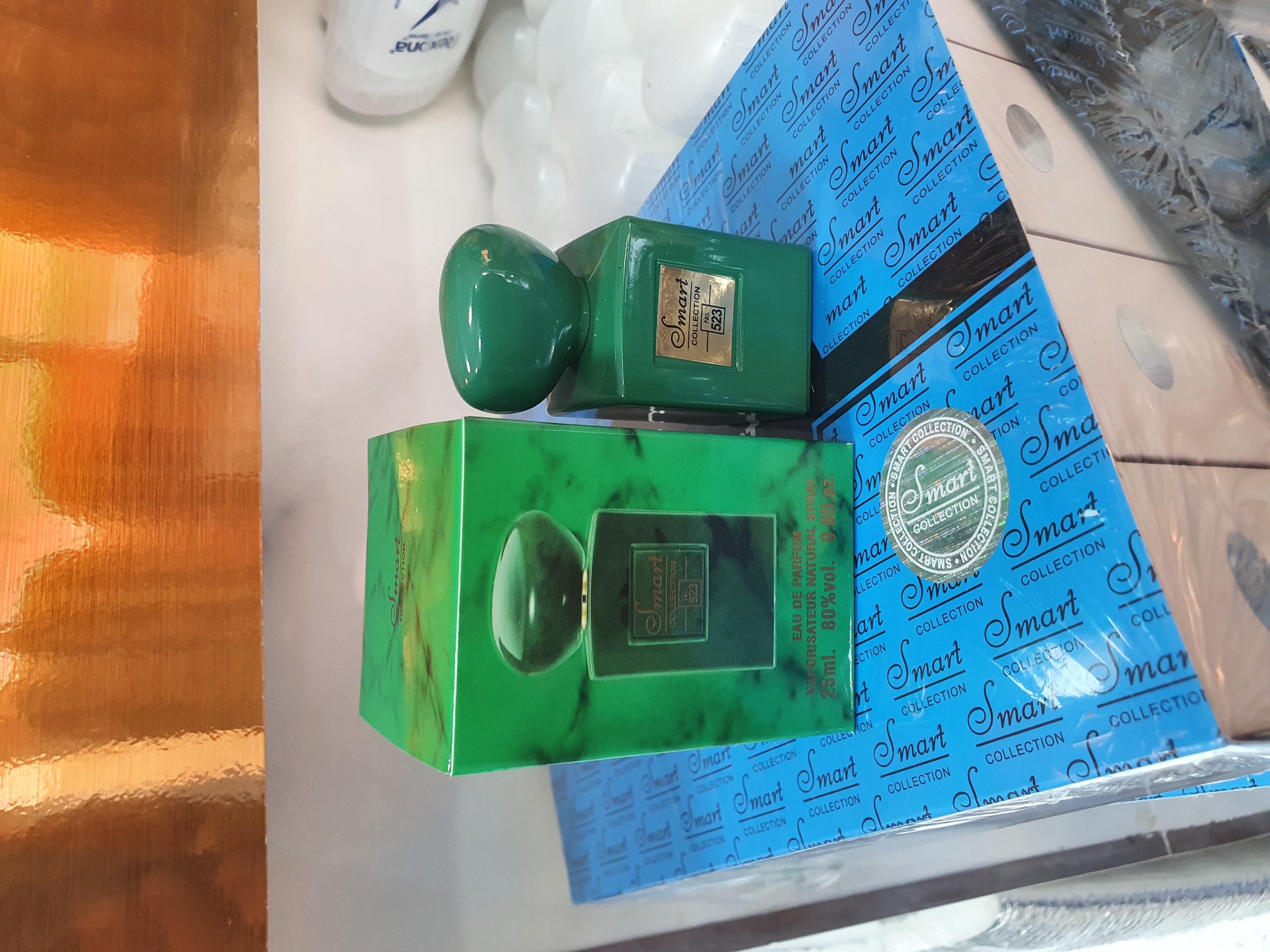 عطر ۲۵ میل اسمارت کالکشن کد ۵۲۳ (رایحه جورجیو آرمانی ورت ملاکیت Giorgio Armani Vert Malachite) 💚💎✨