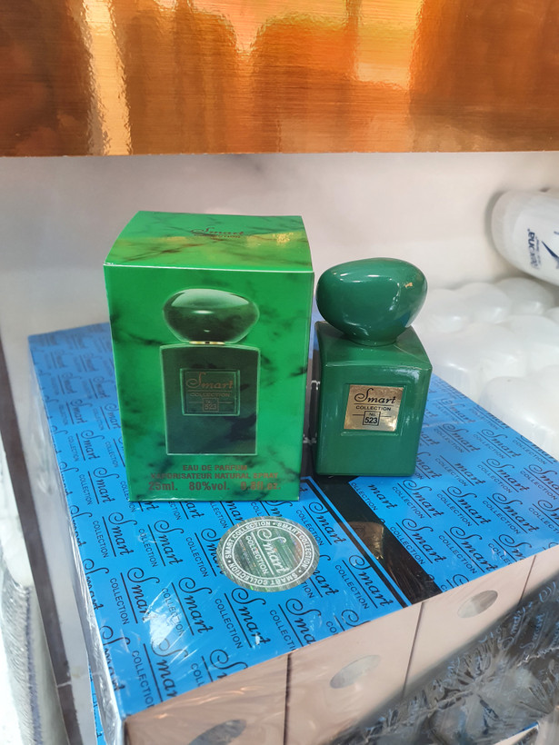 عطر ۲۵ میل اسمارت کالکشن کد ۵۲۳ (رایحه جورجیو آرمانی ورت ملاکیت Giorgio Armani Vert Malachite) 💚💎✨