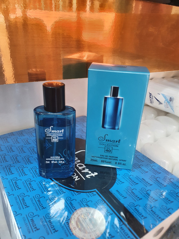 عطر ۲۵ میل اسمارت کالکشن کد ۴۰ (رایحه داویدوف کول واتر مردانه Davidoff Cool Water) 🌊🧊✨
