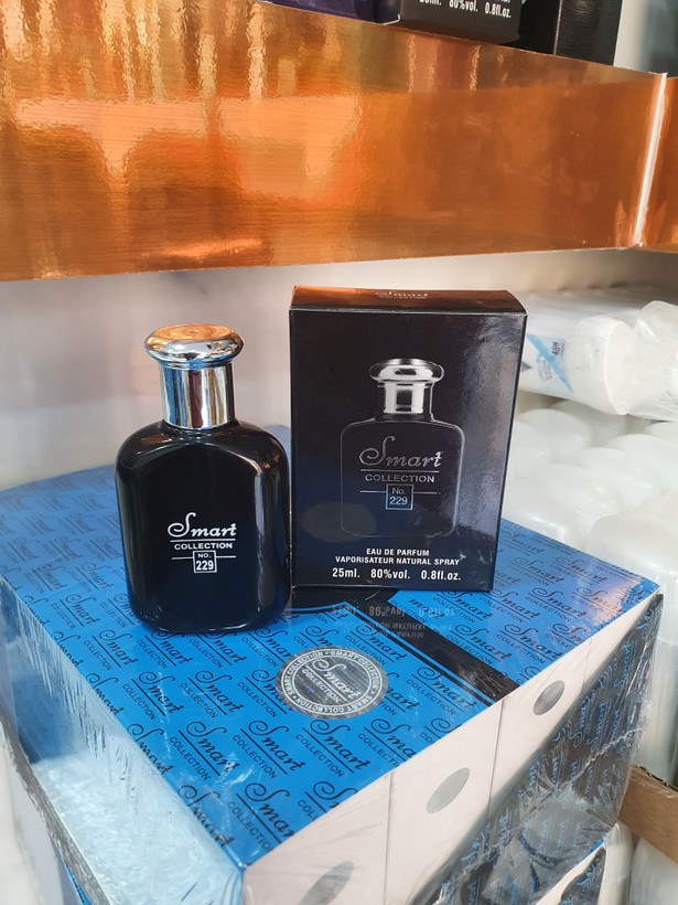 عطر ۲۵ میل اسمارت کالکشن کد ۲۲۹ (رایحه لالیک مشکی / انکره نوآر مردانه Lalique Encre Noire) 🖤🌲✨