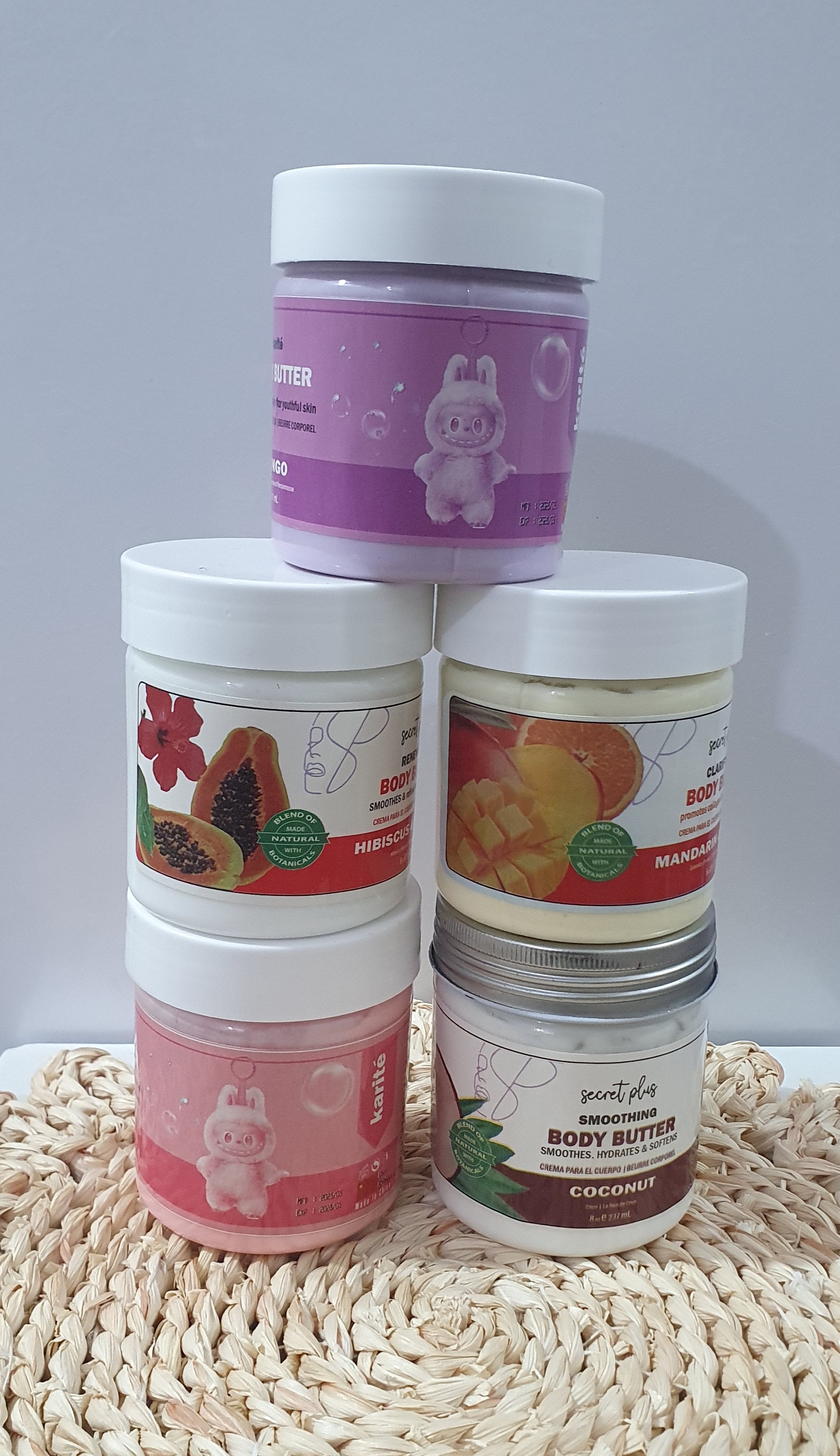 🌸 🍓 کره بدن فوق‌العاده مغذی طرح لبوبو (Labubu Body Butter) 🍓 🌸