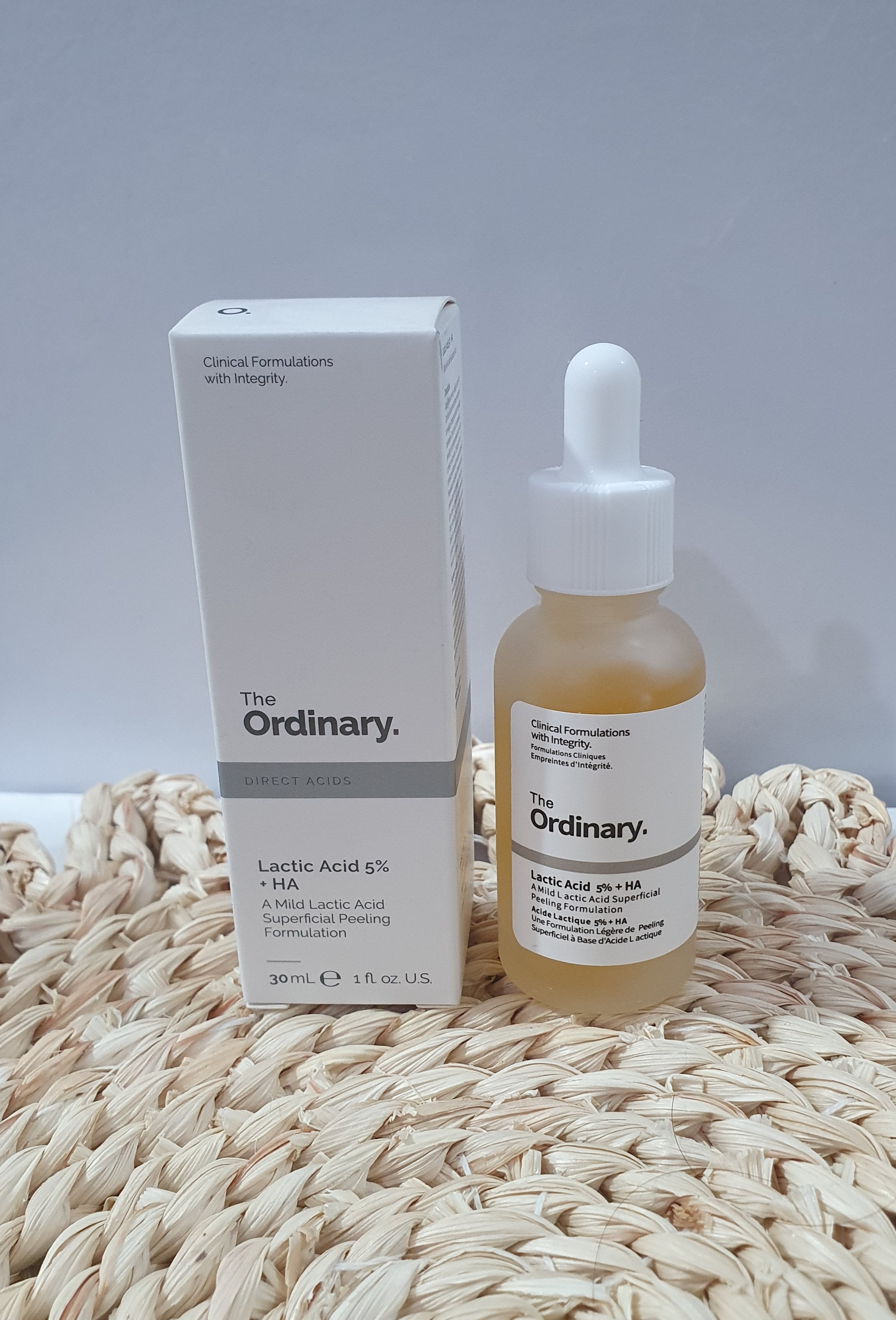 ✨ سرم لاکتیک اسید ۵٪ + HA برند اوردینری (The Ordinary) ✨ ‌ 🌟 لایه‌بردار ملایم و درخشان‌کننده برای داشتن پوستی صاف و یکدست! 🌟
