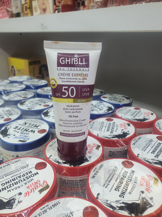 ضد آفتاب GHIBLI مدل Crème Extrême SPF50 حجم ۶۵ میلی لیتر مشخصات