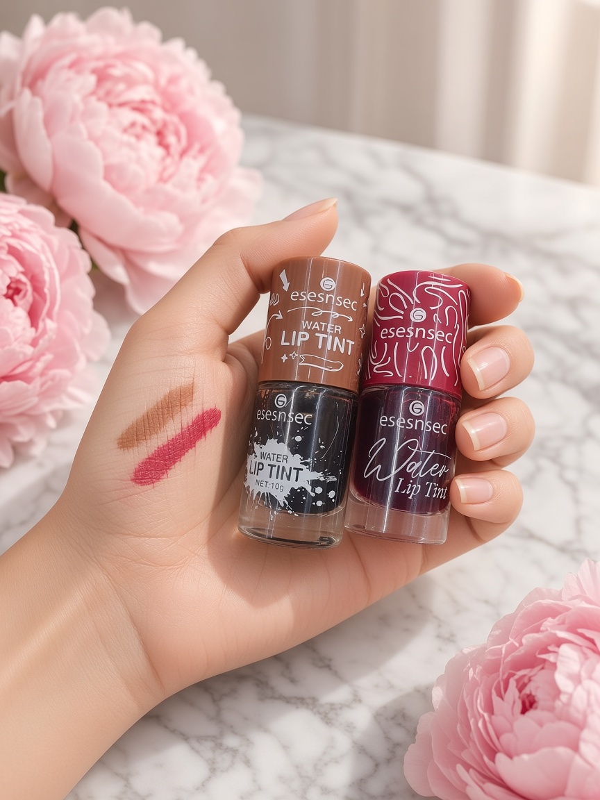 تینت لب و گونه پک دوتایی قهوی و صورتی